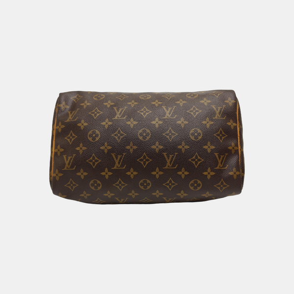 SPEEDY 30 Monogram Coated Canvas Brown