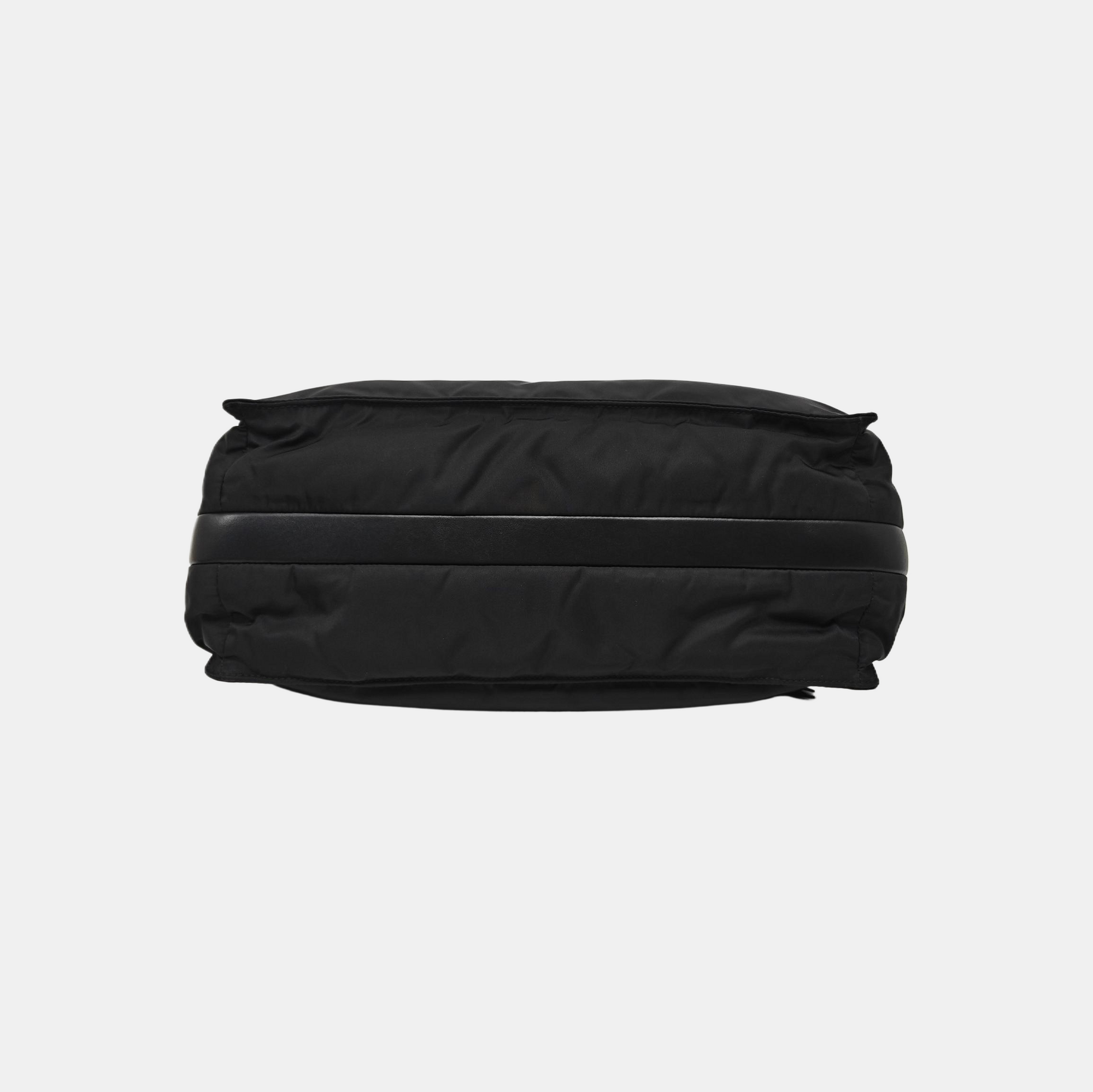 Nylon Crossbody Bag Black
