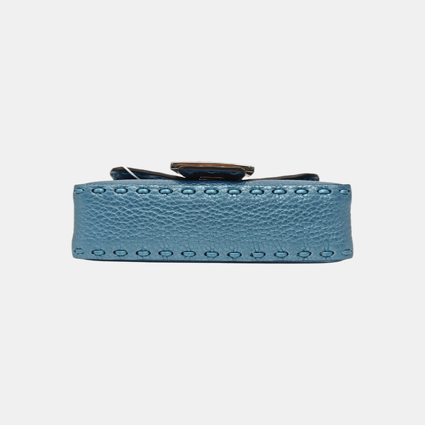 Baguette Mini Calfskin Blue
