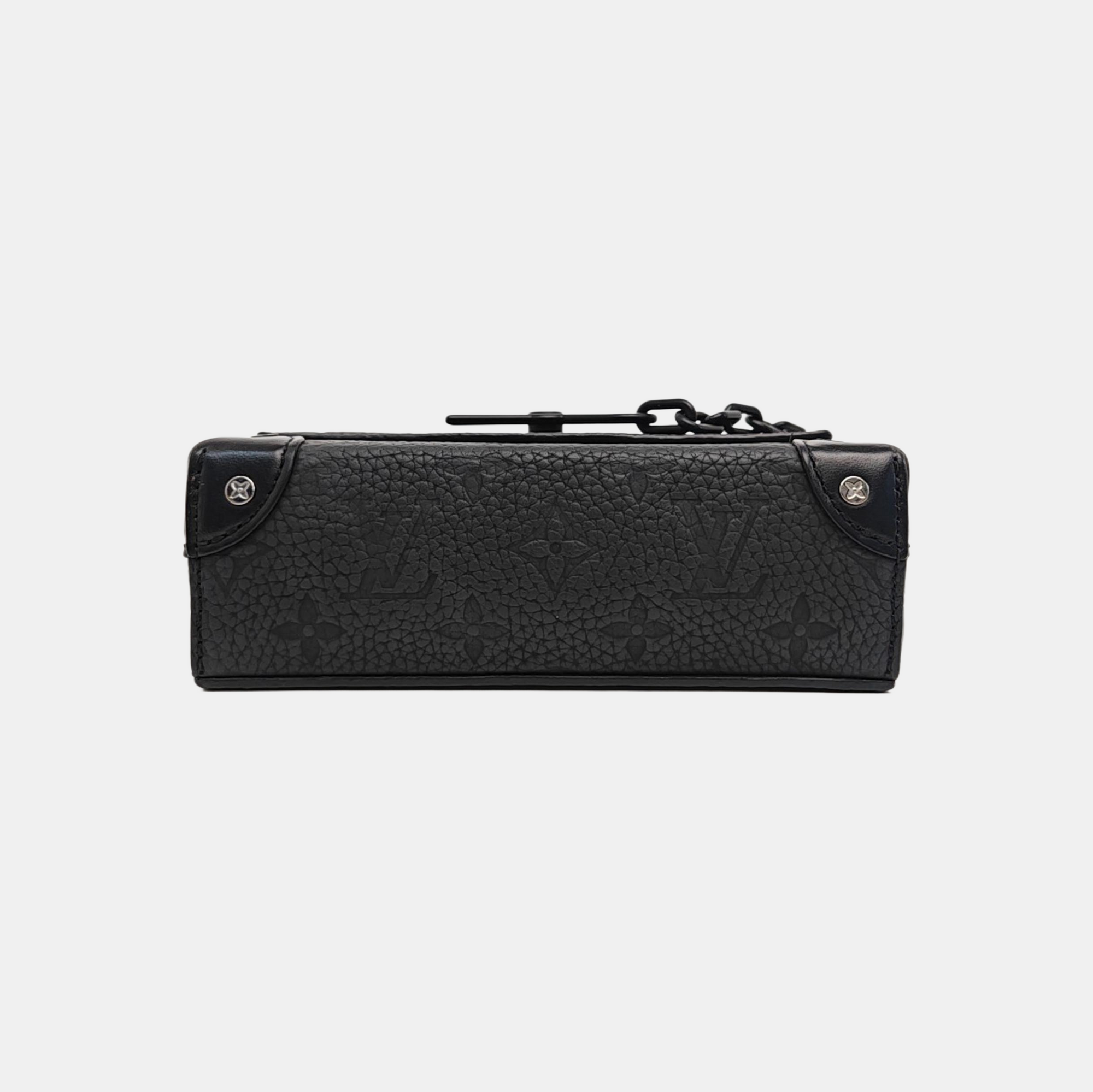 SOFT TRUNK Mini Monogram Calfskin Black