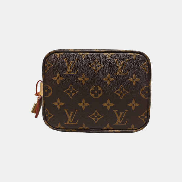 ALL IN Monogram Coated Canvas Brown