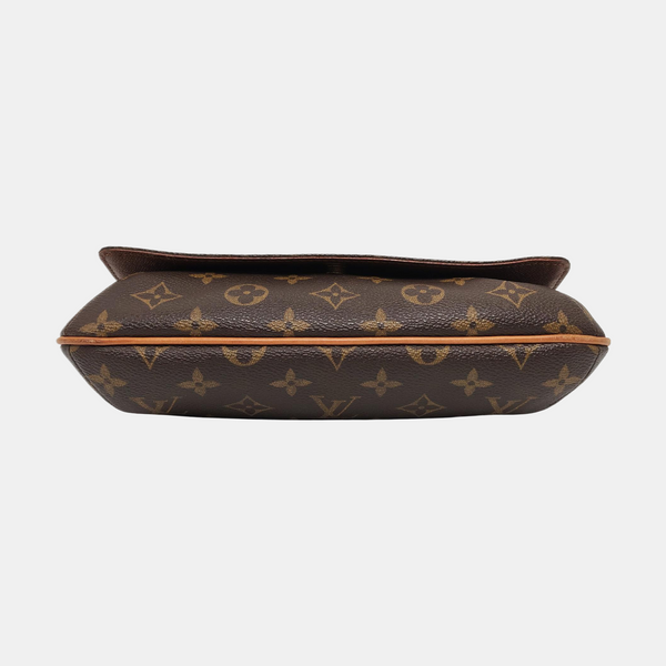 MUSETTE TANGO Monogram Coated Canvas Brown