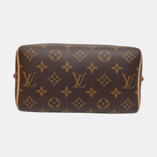 SPEEDY 20 Monogram Coated Canvas Brown