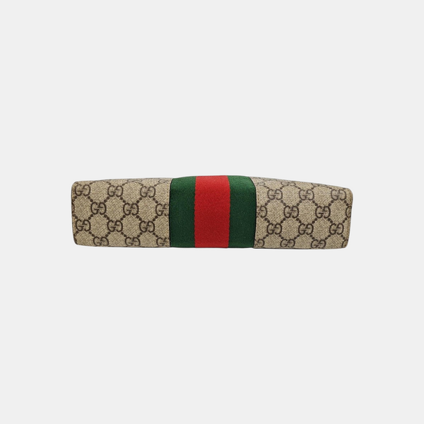 GG Supreme Monogram Coated Canvas Black