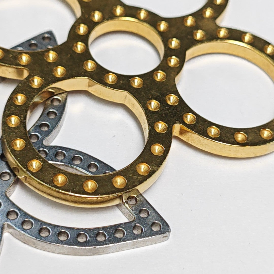 Metal Bag Charm Gold