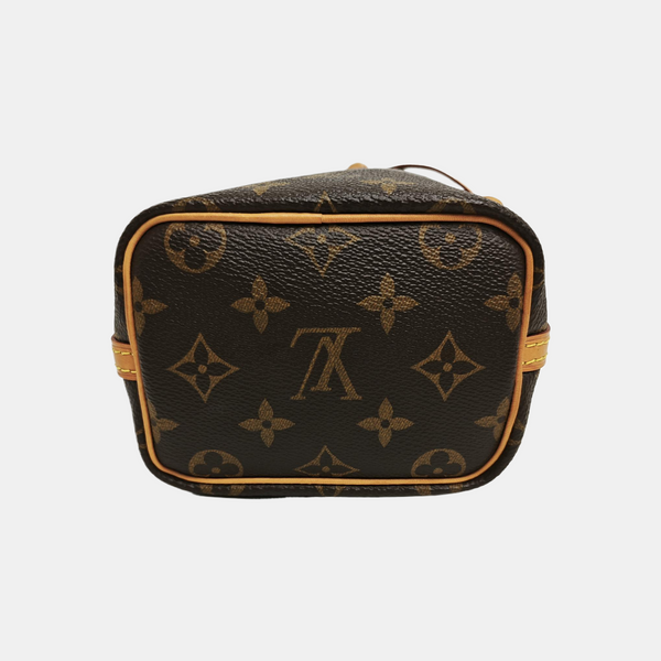 NÉONOÉ Nano Monogram Coated Canvas Brown
