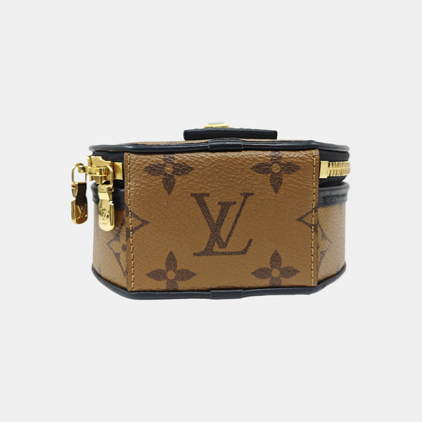 BOITE CHAPEAU Mini Monogram Coated Canvas Brown