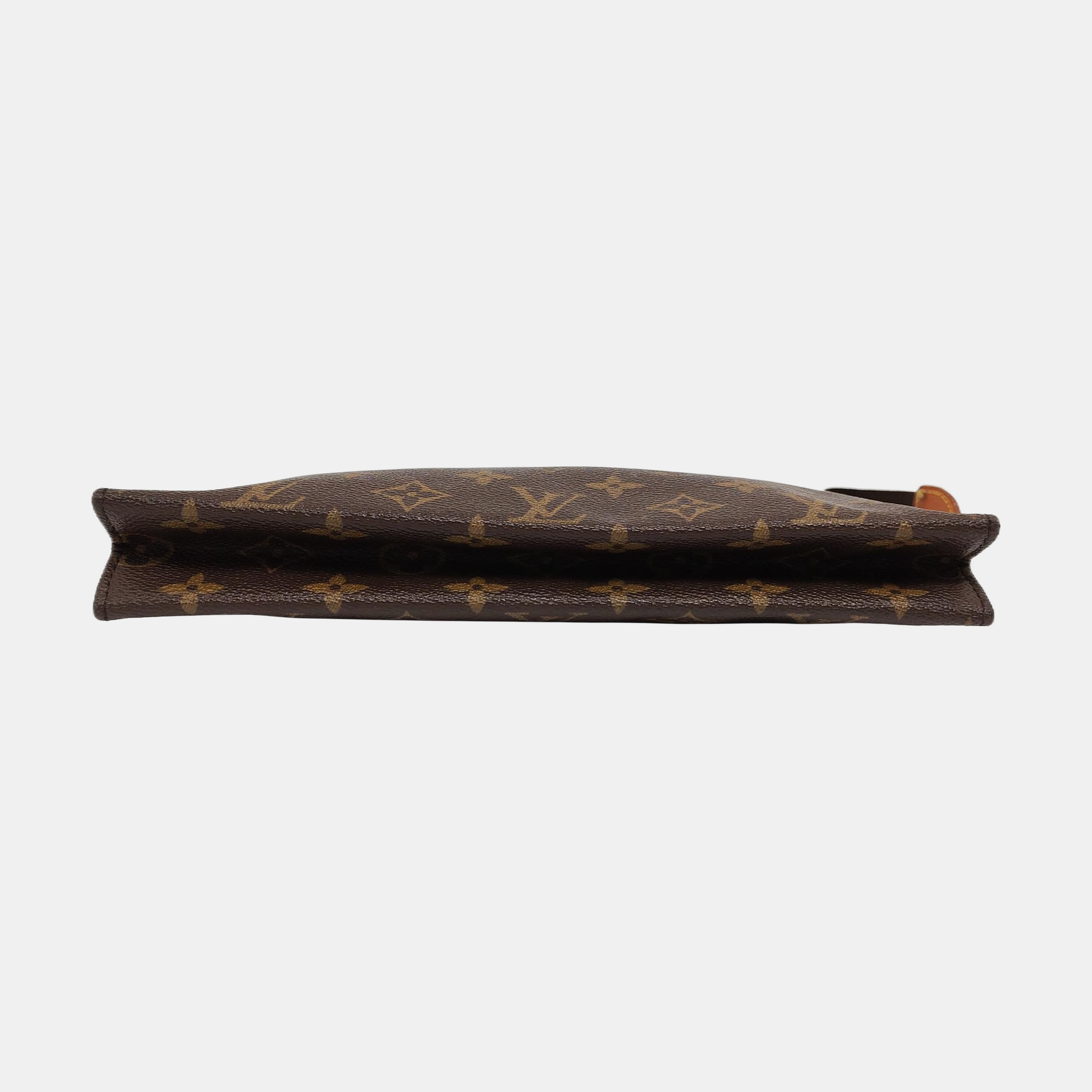 TOILET POCKET 26 Monogram Coated Canvas Brown