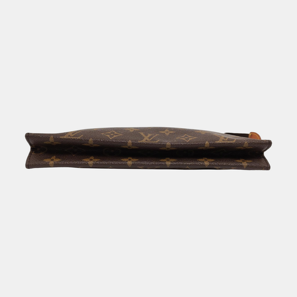 TOILET POCKET 26 Monogram Coated Canvas Brown