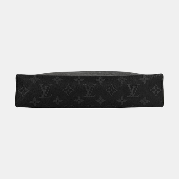 Pochette Voyag MM Monogram Coated Canvas Black
