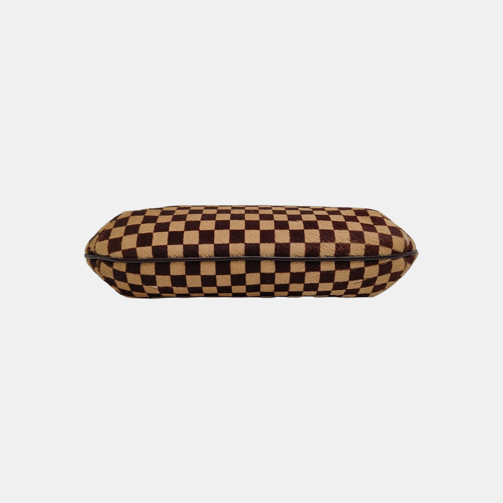 TIGRE Damier Ebene Horsehair Brown