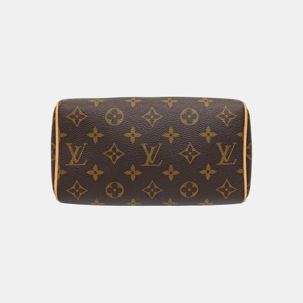 SPEEDY 20 Monogram Coated Canvas Brown