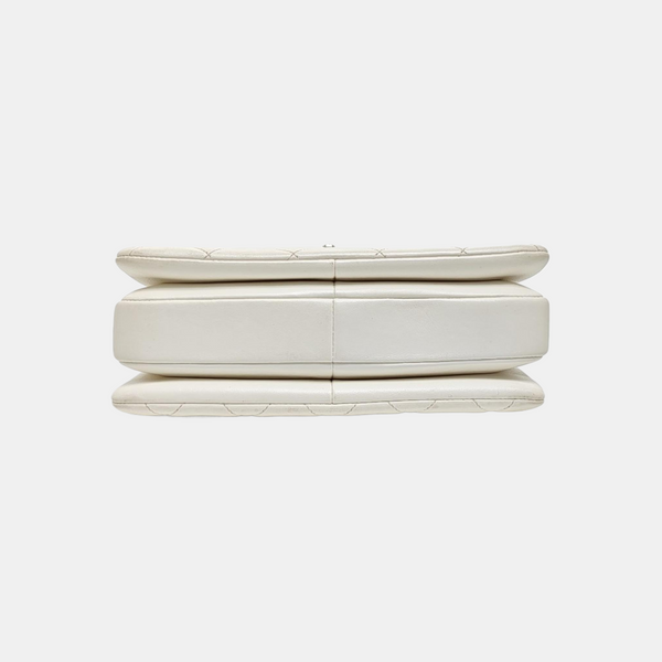 TRENDY CC Quilted Lambskin White