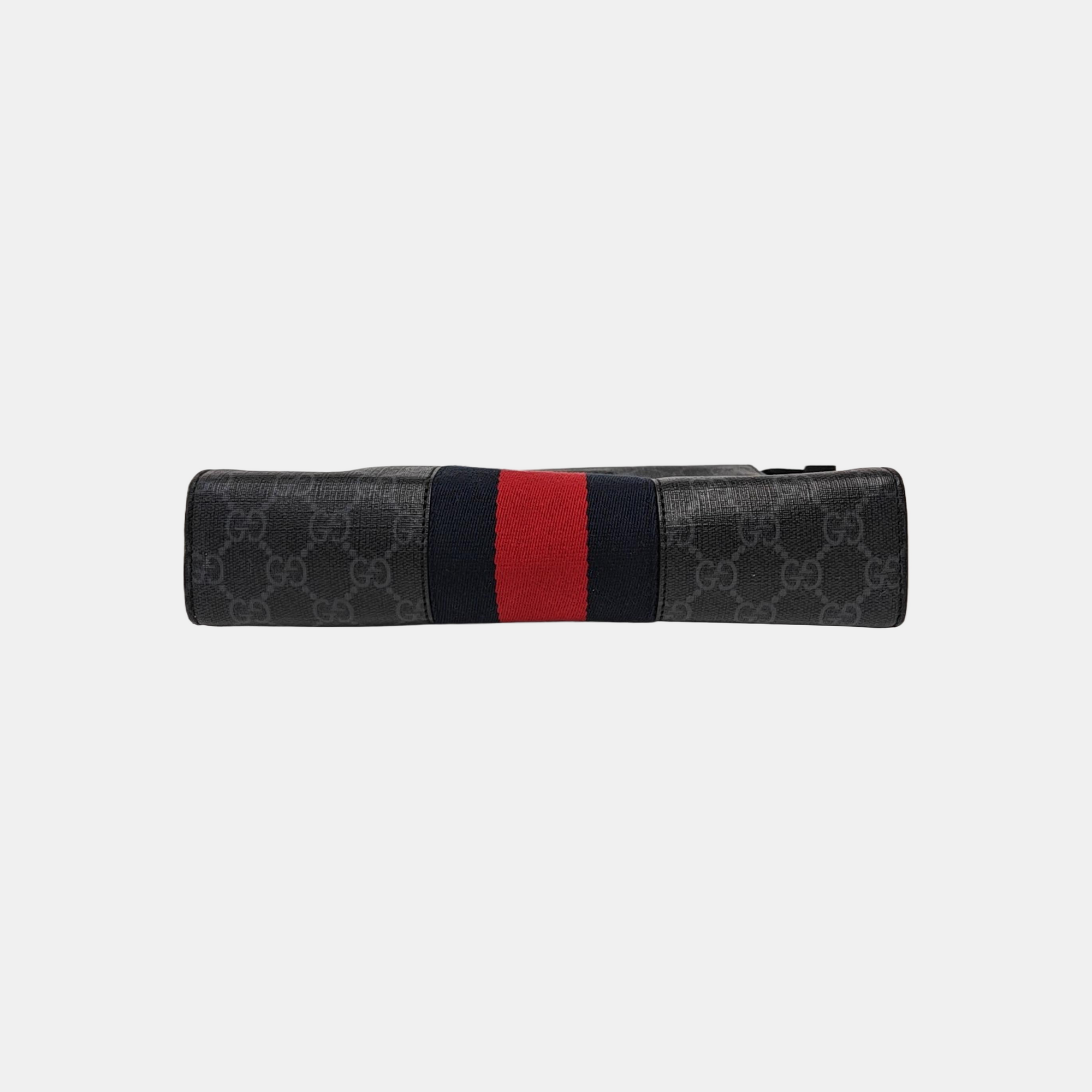 GG Supreme Monogram Coated Canvas Gray