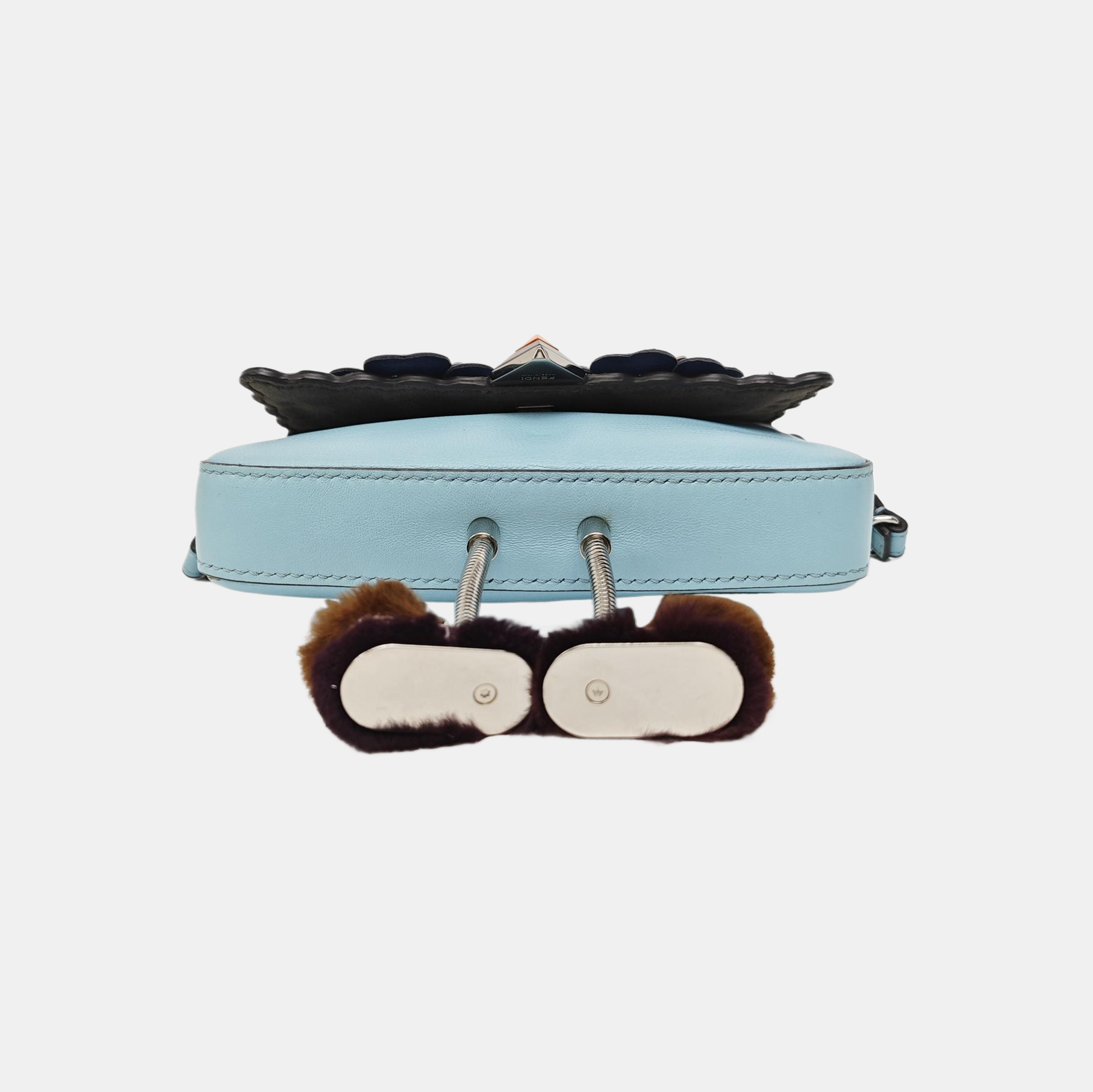 Baguette Micro Calfskin Blue