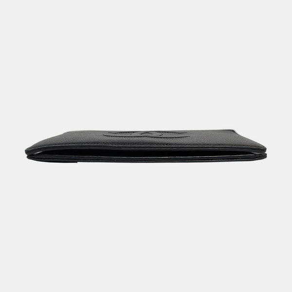 Grained Calfskin Wallet Black