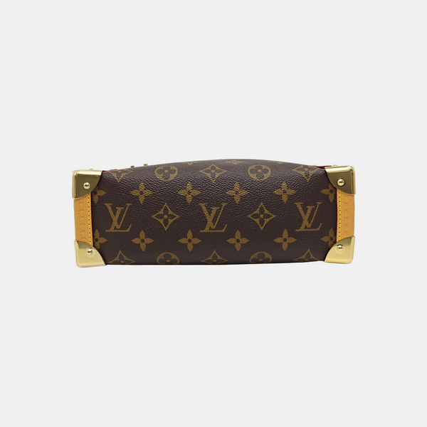 SIDE TRUNK MM Monogram Coated Canvas Brown