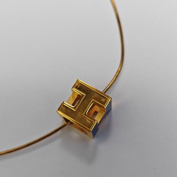 Cage D'h 925 Sterling Silver Gold Necklace