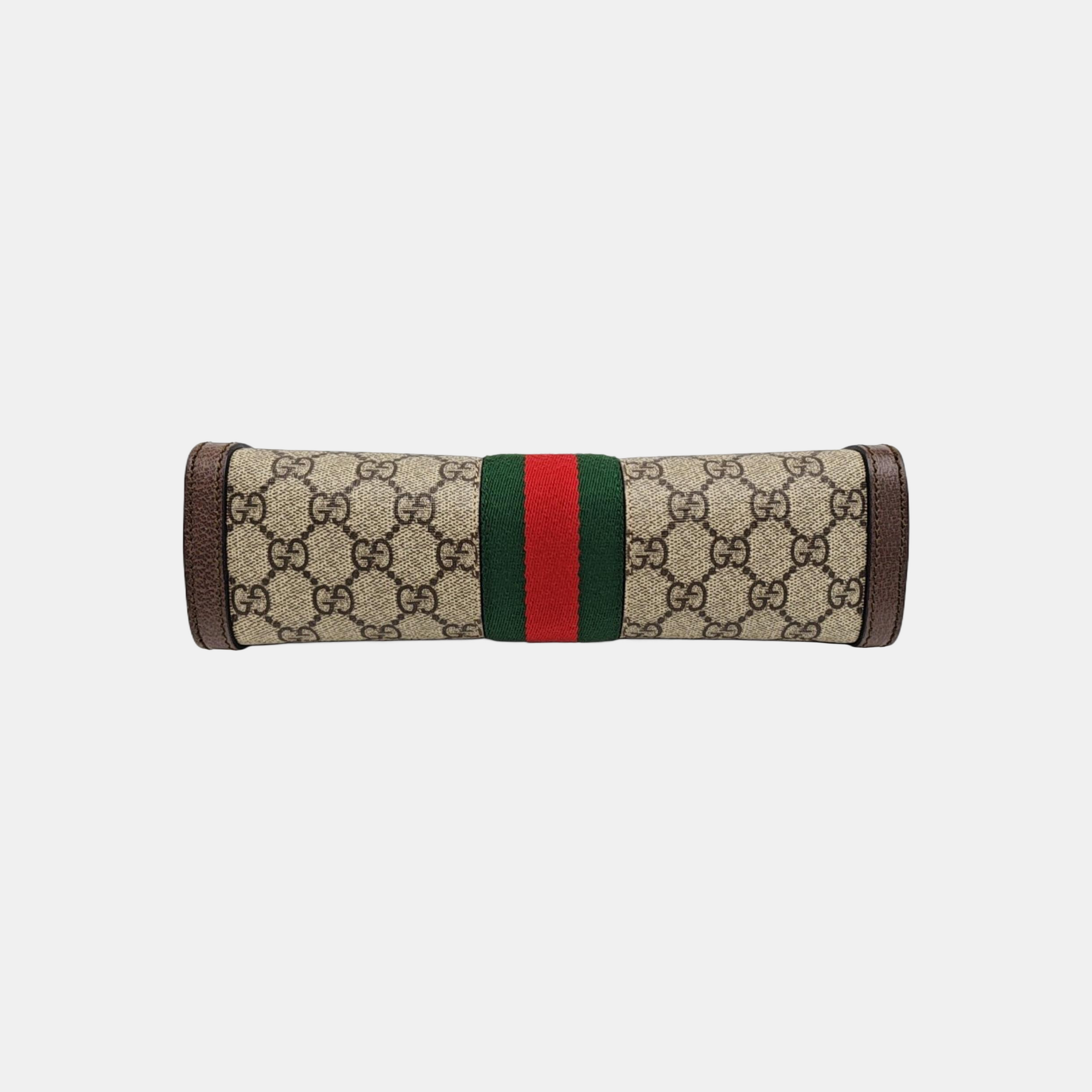 Ophidia Medium Monogram Coated Canvas Beige