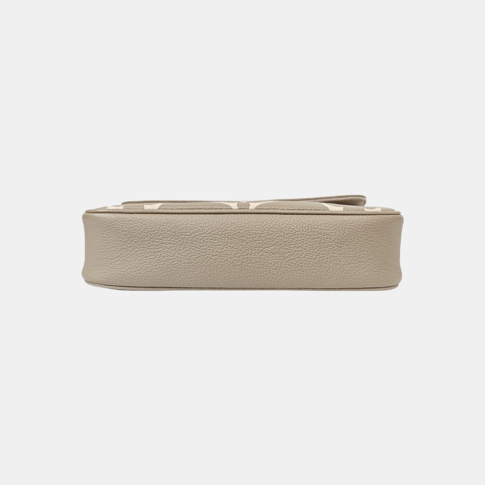 IVY Monogram Calfskin Gray
