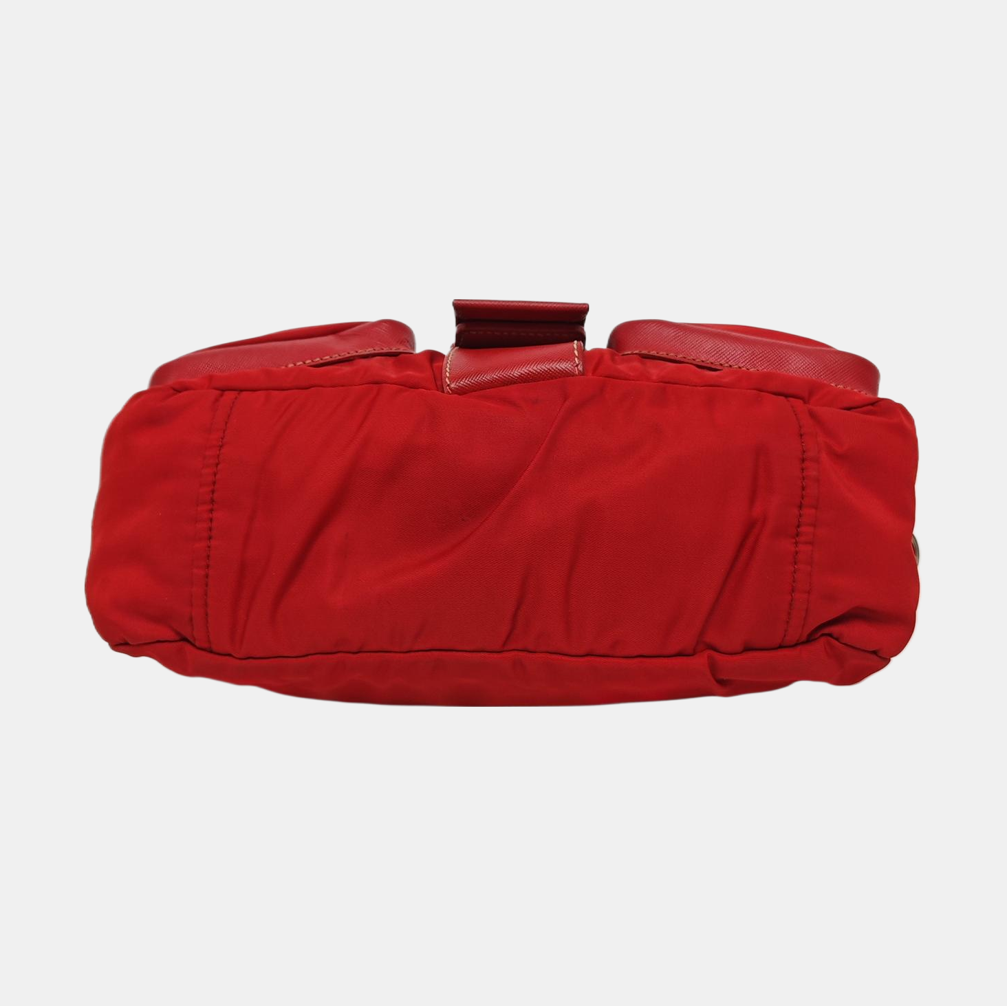Nylon Shoulder Bag Red