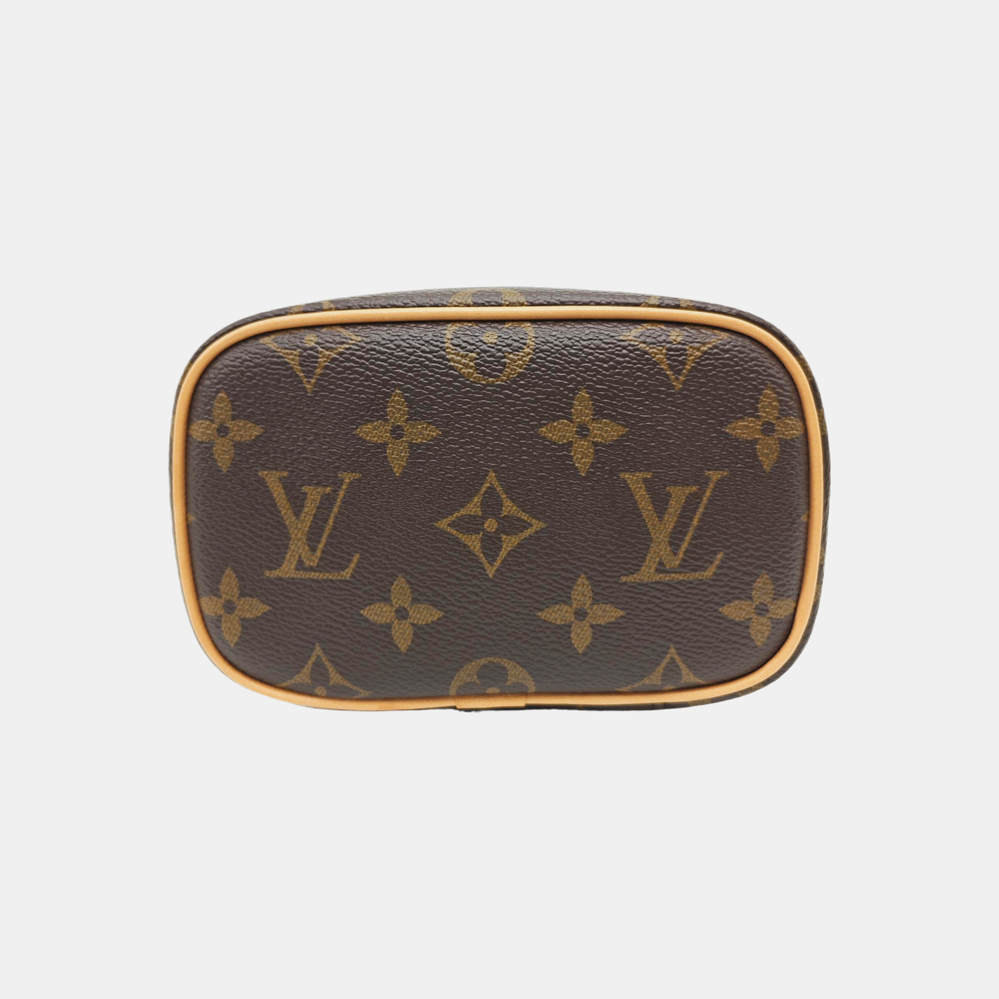 NICE Super Mini Monogram Coated Canvas Brown
