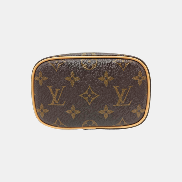NICE Super Mini Monogram Coated Canvas Brown