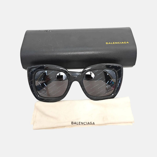Black Synthetic Sunglasses