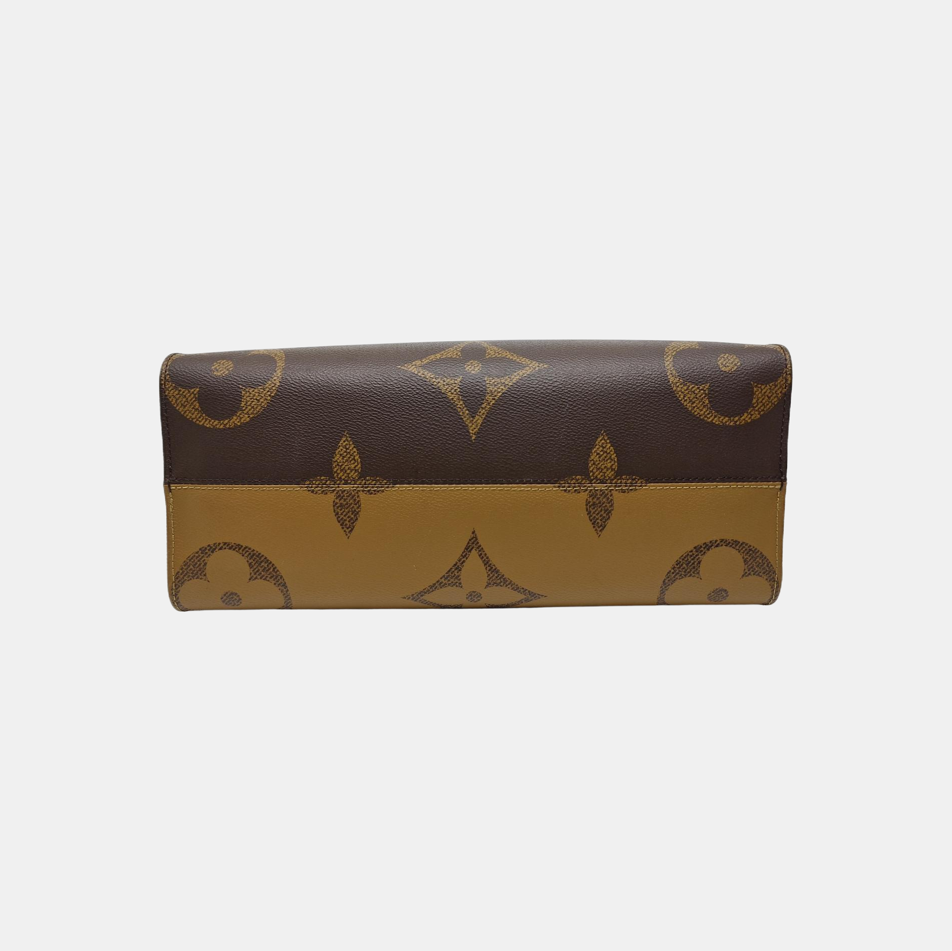 ONTHEGO MM Monogram Coated Canvas Brown