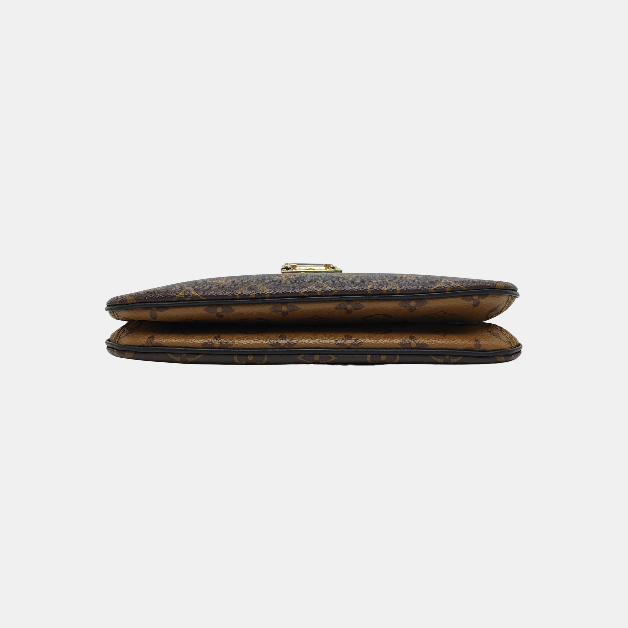 TWINNY Monogram Coated Canvas Brown