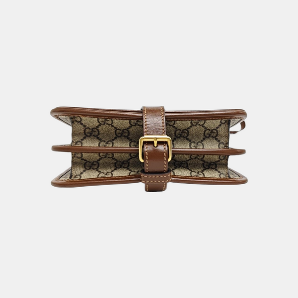 Retro Mini Monogram Coated Canvas Beige
