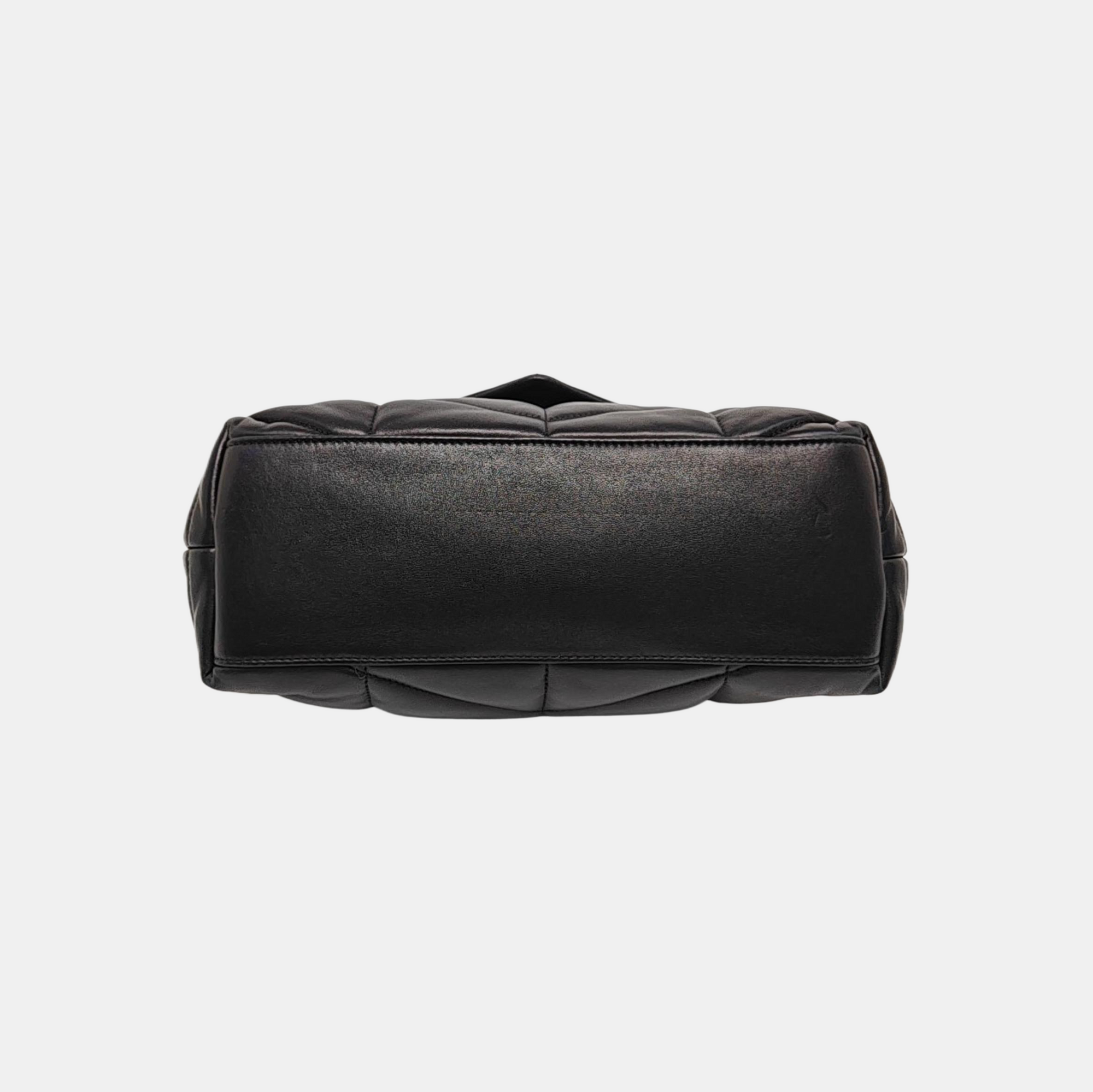 PUFFER Small Quilted Lambskin Black