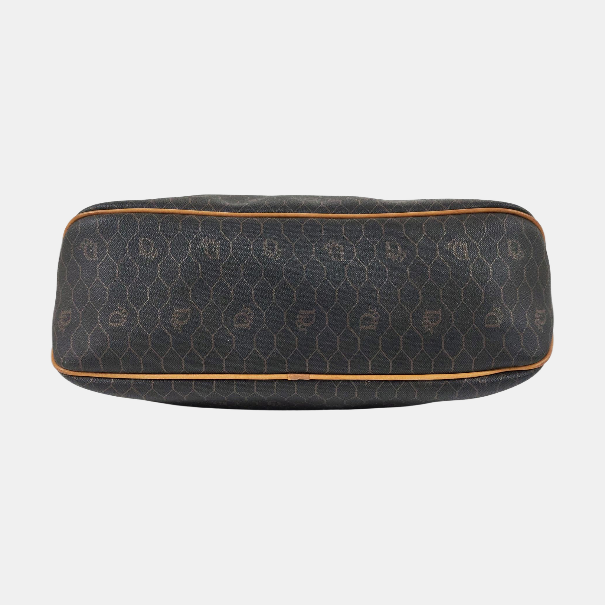 Oblique Coated Canvas Black
