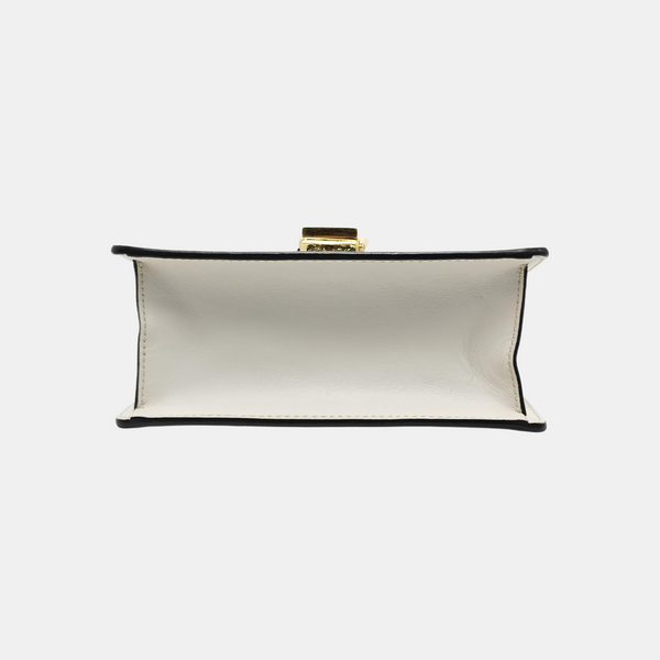 Sylvie Mini Calfskin White