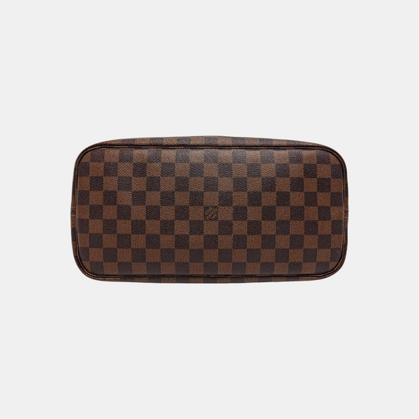 NEVERFULL MM Damier Ebene Coated Canvas Brown