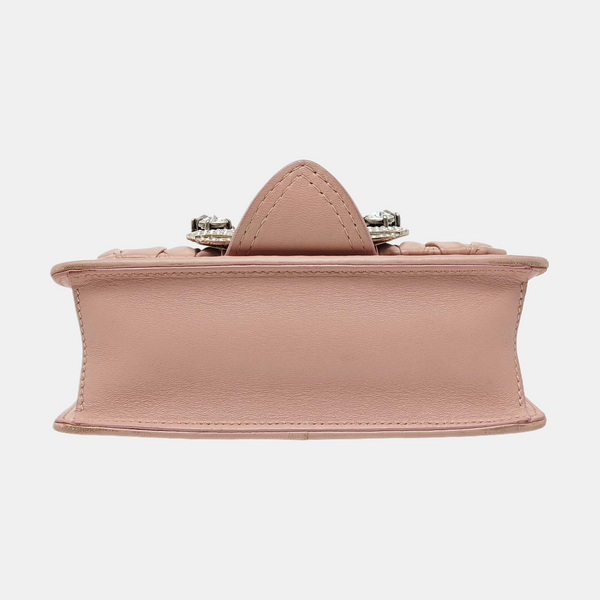 Miu Lady Quilted Lambskin Pink