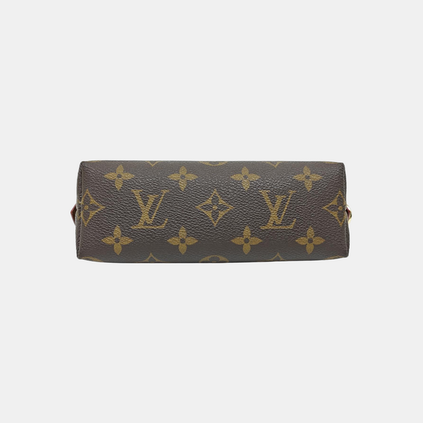 COSMETIC PM Monogram Coated Canvas Brown