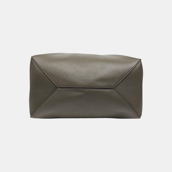 Puzzle Fold Medium Quilted Calfskin Green