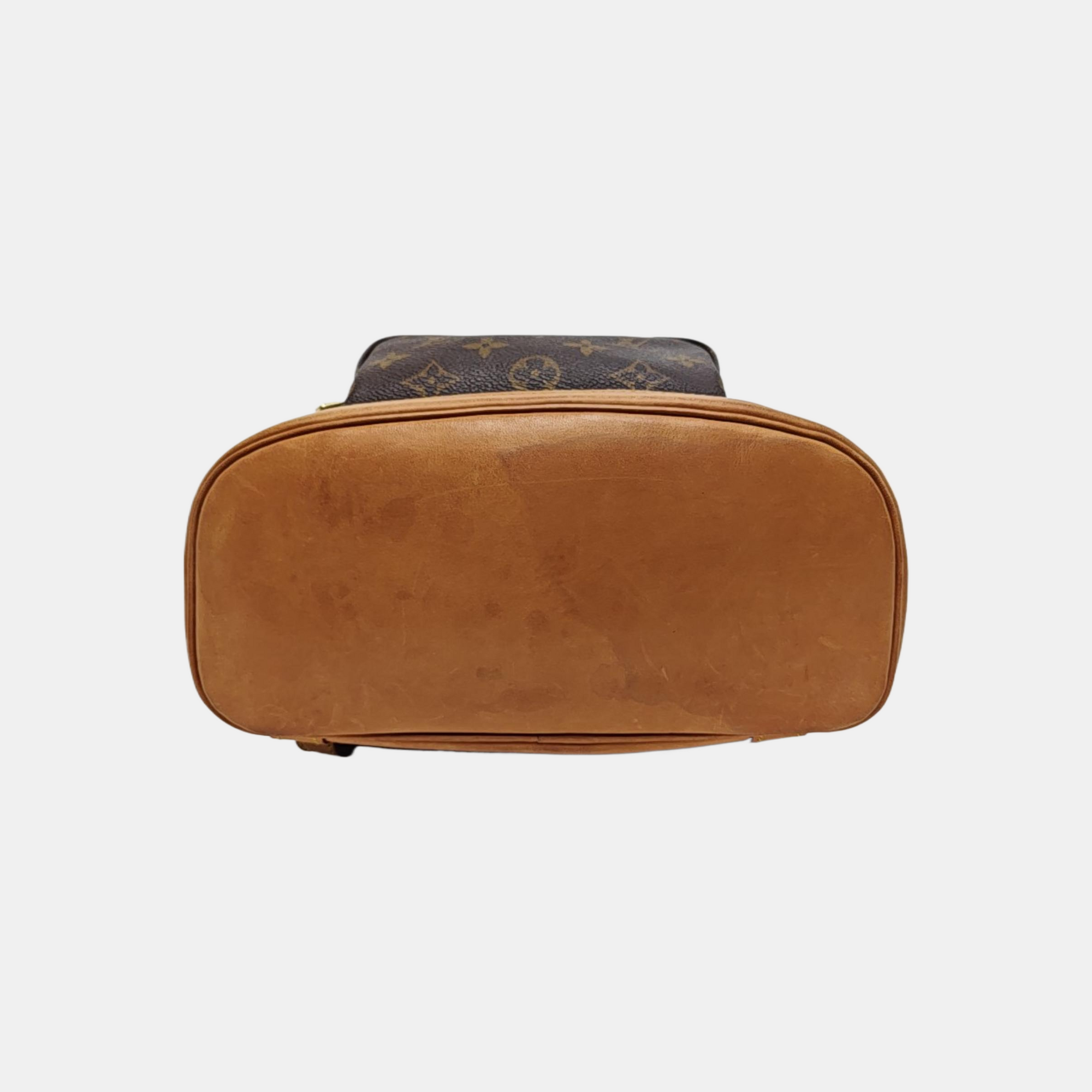 MONTSOURIS MM Monogram Coated Canvas Brown