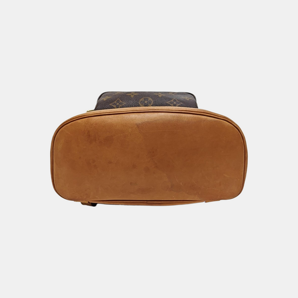 MONTSOURIS MM Monogram Coated Canvas Brown