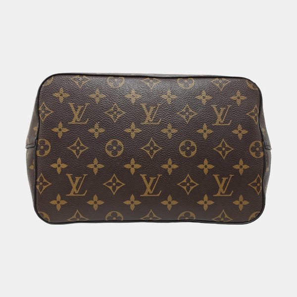 NÉONOÉ MM Monogram Coated Canvas Brown