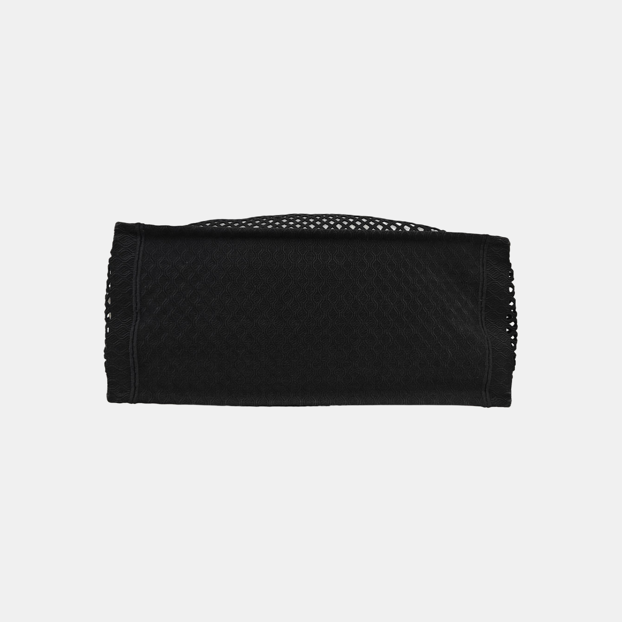Authenticated pre-owned  Book Tote Large Mesh Black - Tote Bag at Looply