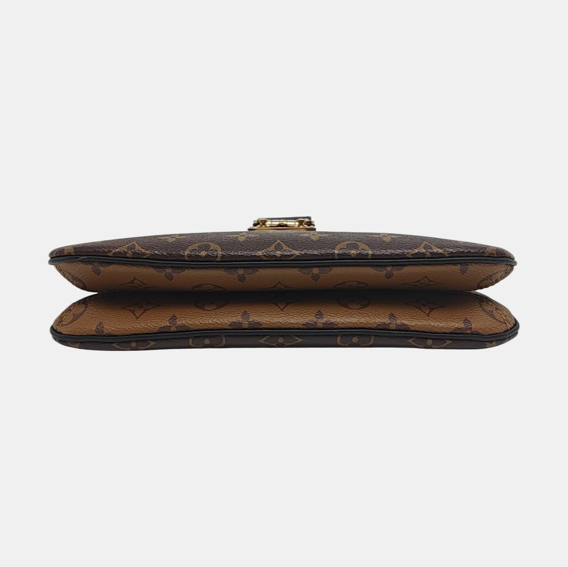 TWINNY Monogram Coated Canvas Brown