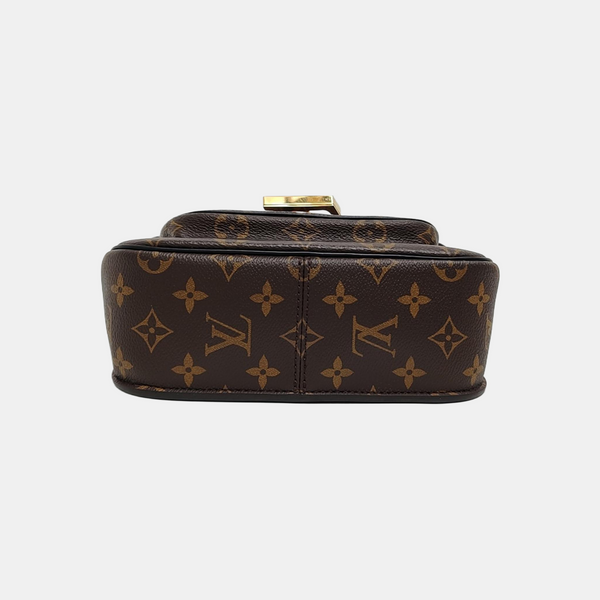 PASSY Monogram Coated Canvas Brown