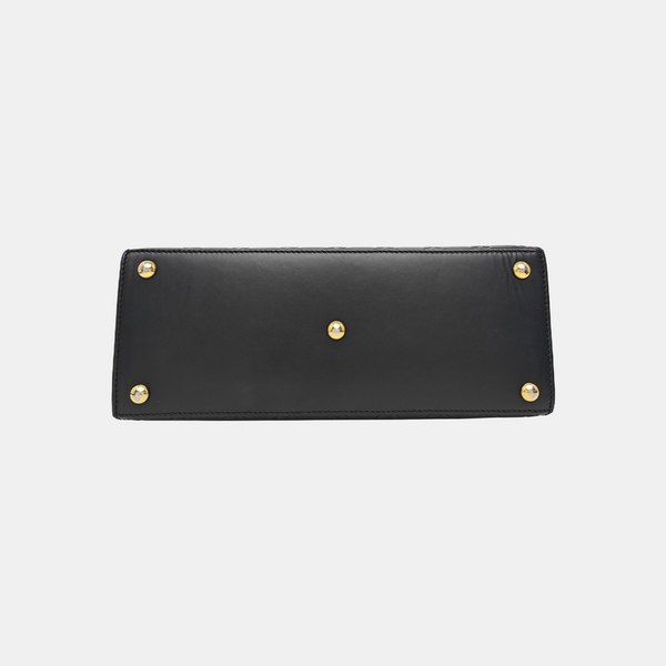 Padlock Small Calfskin Black