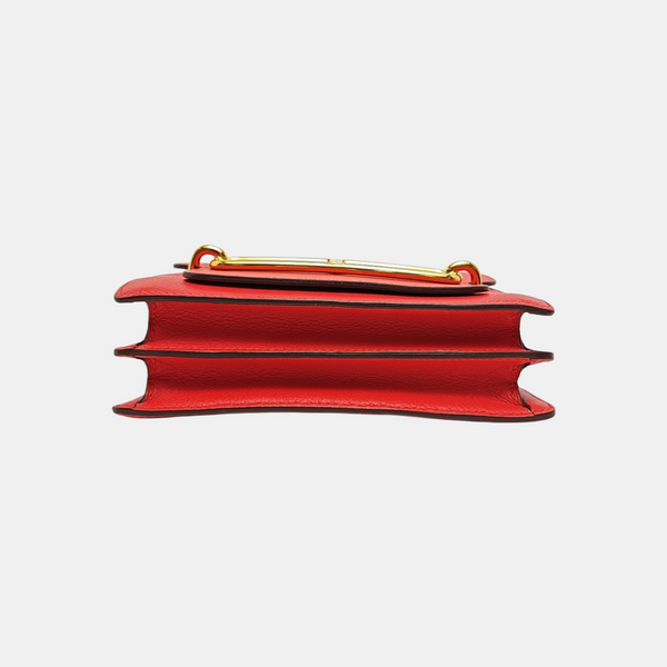 Authenticated pre-owned  Roulis Mini Evercolor Red - Shoulder Bag at Looply