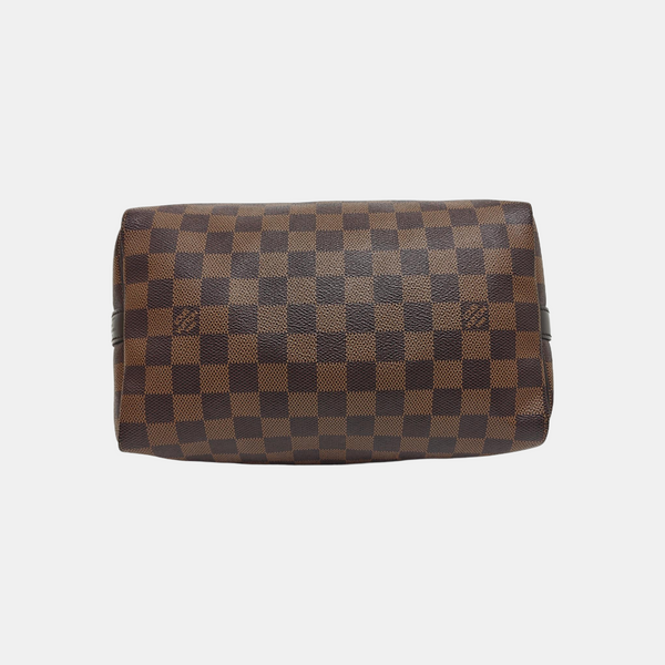 SPEEDY 25 Damier Ebene Coated Canvas Brown