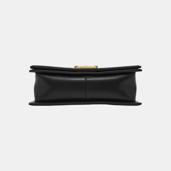 BOY CHANEL Medium Quilted Lambskin Black