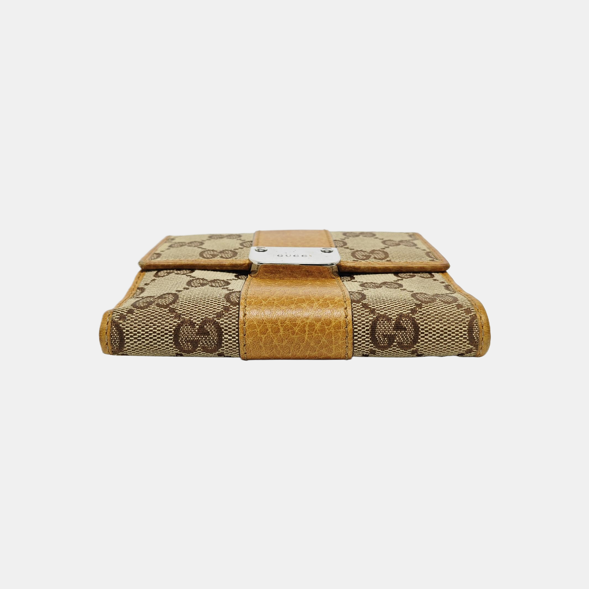 Monogram Canvas Wallet Brown