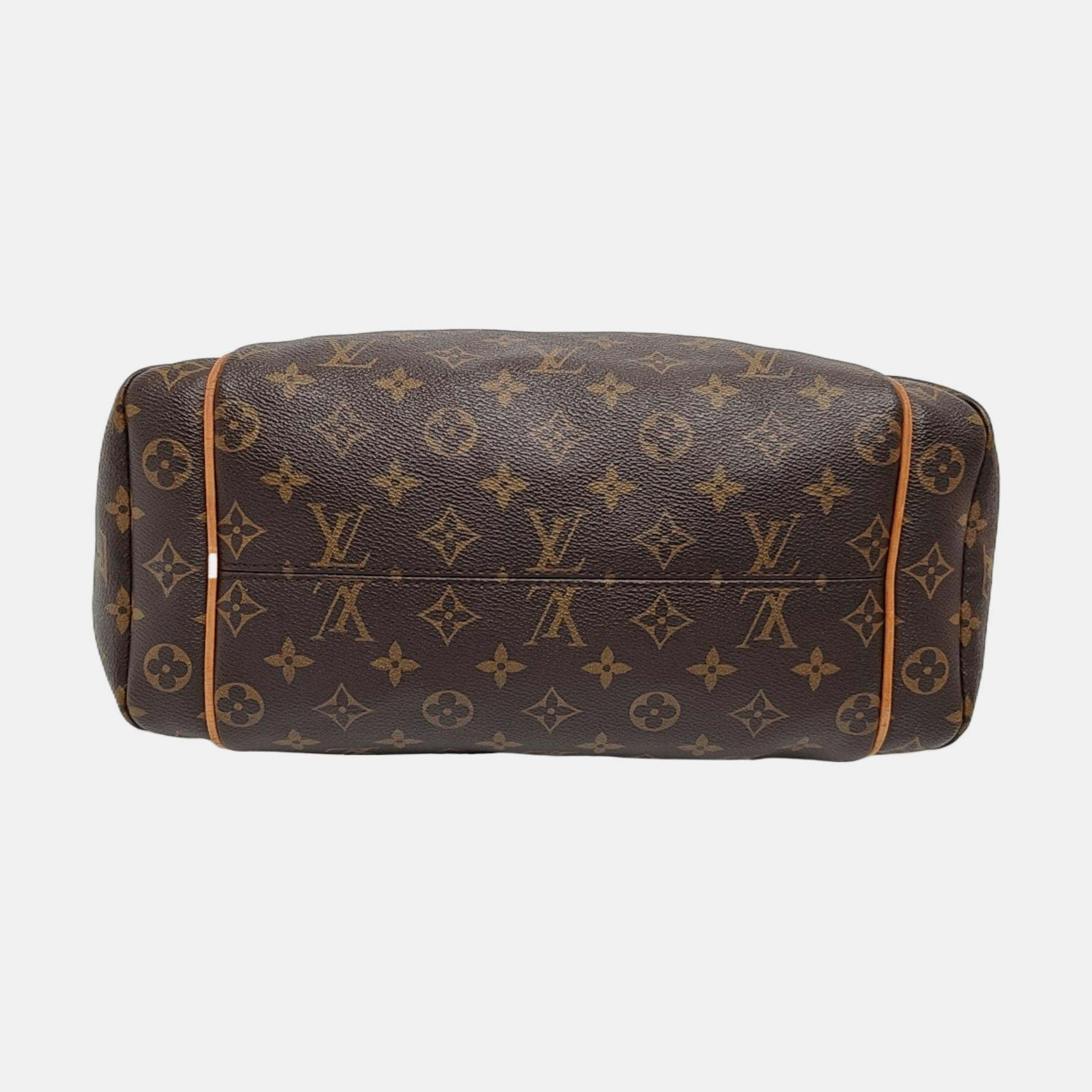 TOTALLY MM Monogram Coated Canvas Brown